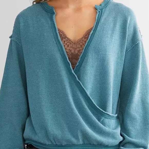 NWT Free People Anyway Tee large - Picture 2 of 3